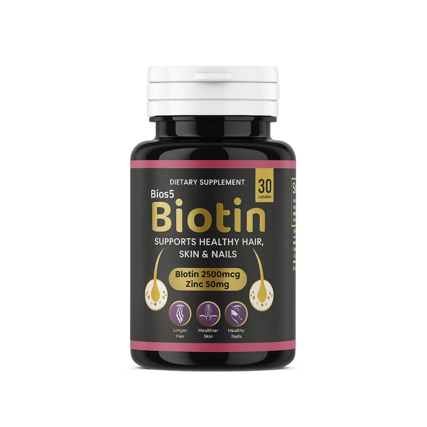 Bio5 BIOTIN Dietary Supplement for (Hair, Nail & Skin My Store