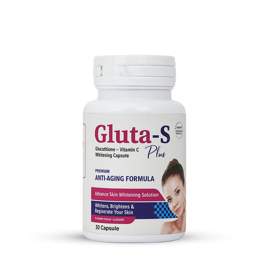 Gluta-S – Glutathione + Vitamin C Capsules for Radiant Skin & Inner Wellness Huzi Online